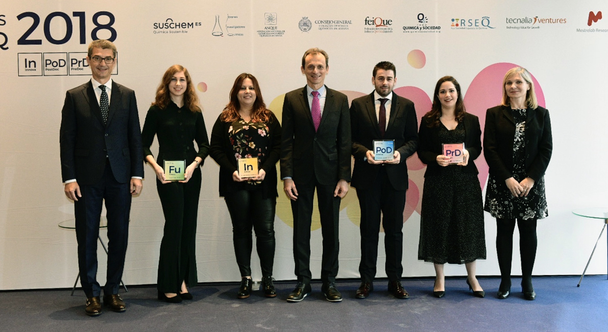 El ministro Pedro Duque entrega los X Premios SusChem-Jóvenes Investigadores Químicos para promocionar el talento de las futuras promesas de la Química